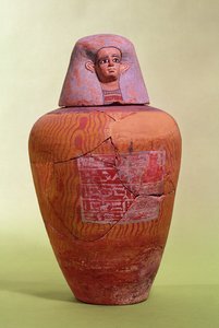 天蓋付きの壺、アビドス（陶器）